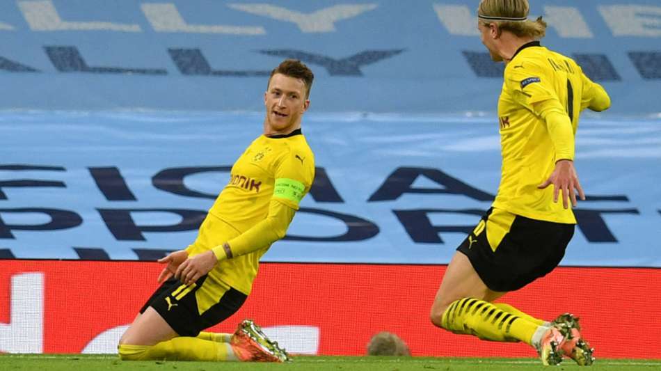 Dank Reus: Dortmund tr&auml;umt weiter vom K&ouml;nigsklassen-Coup