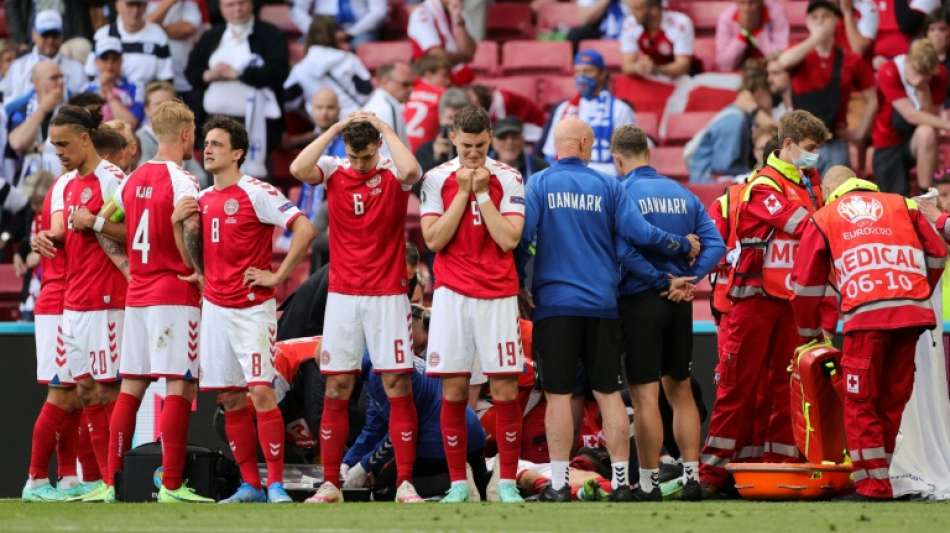D&auml;nischer Fu&szlig;baller Eriksen nach Kollaps bei EM in stabilem Zustand