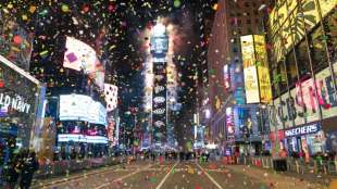 Traditionelle Silvesterparty am Times Square wieder mit vielen G&auml;sten