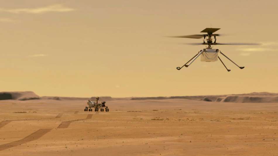 Mini-Hubschrauber Ingenuity auf Mars abgesetzt