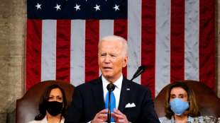 Biden schl&auml;gt in Kongress-Rede optimistischen Ton an und wirbt f&uuml;r Reformen