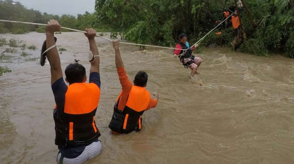 Neun Menschen sterben nach heftigen Regenf&auml;llen auf den Philippinen