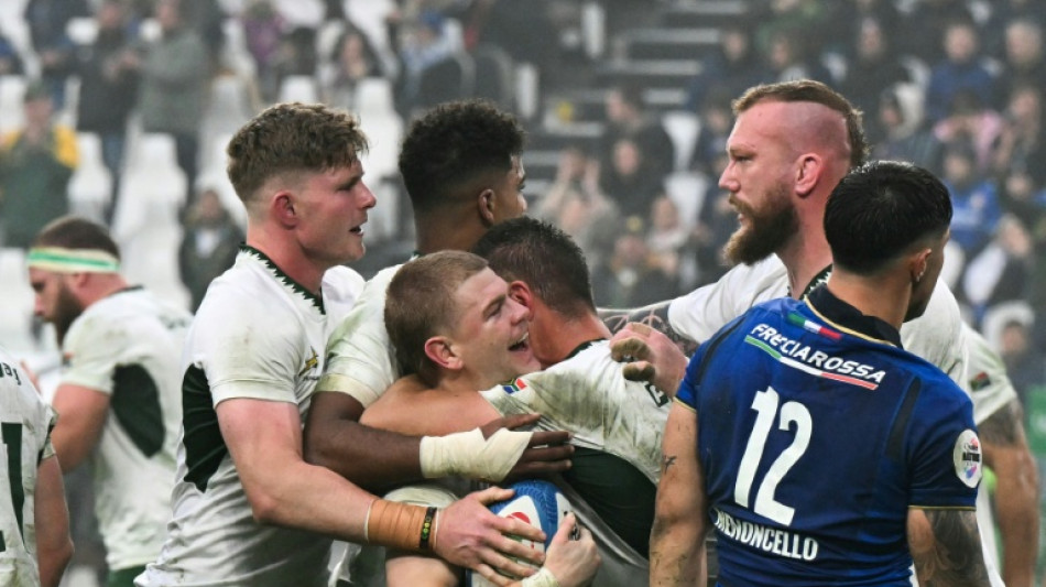 Rugby: réduite à 14, l'Afrique du Sud écoeure l'Italie