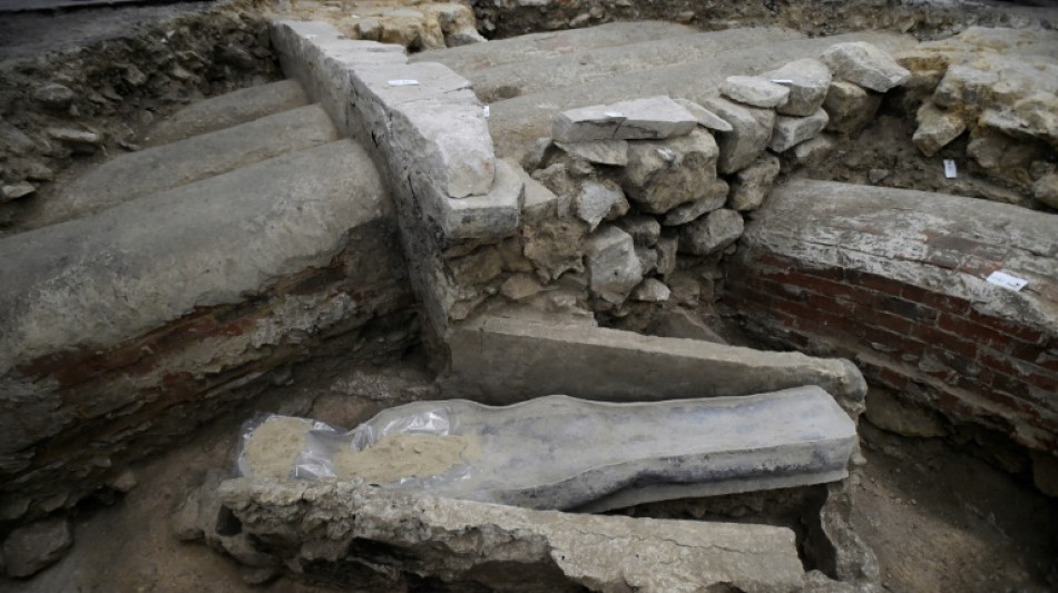 Un sarc&oacute;fago de plomo y unas manos de piedra en las entra&ntilde;as de Notre-Dame