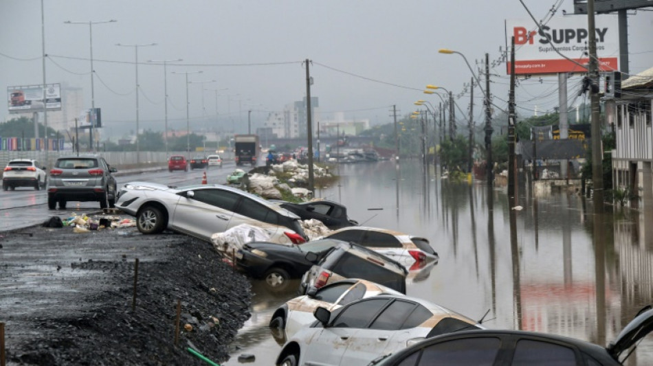 Inondations au Br&eacute;sil: nouvelle hausse du d&eacute;bit des rivi&egrave;res dans le Sud d&eacute;vast&eacute;