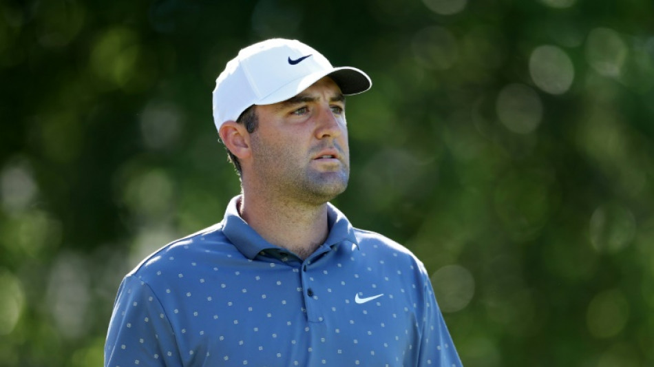 Scheffler shines in dark for eight-shot CJ Cup Byron Nelson lead