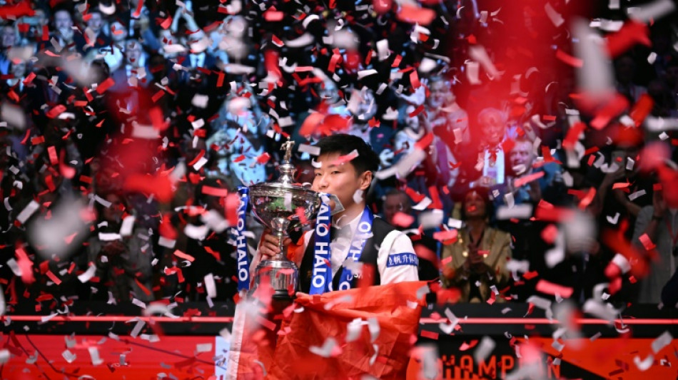 Zhao's world championship win will take snooker to 'another level': sport's chief 