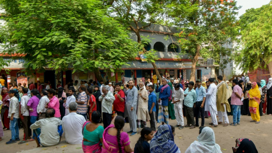 Dernier jour des &eacute;lections g&eacute;n&eacute;rales en Inde, sous une chaleur &eacute;touffante