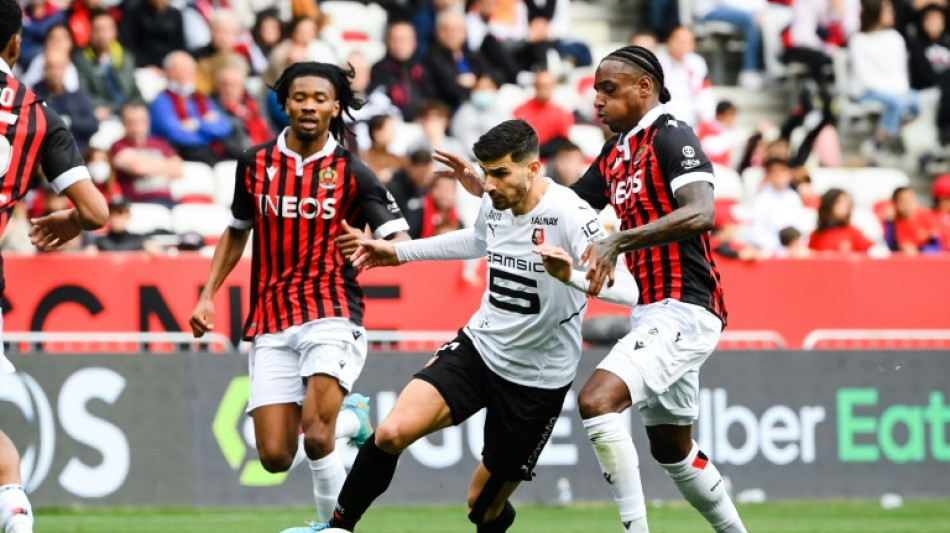 L1: Rennes assure le nul &agrave; Nice et consolide sa place sur le podium