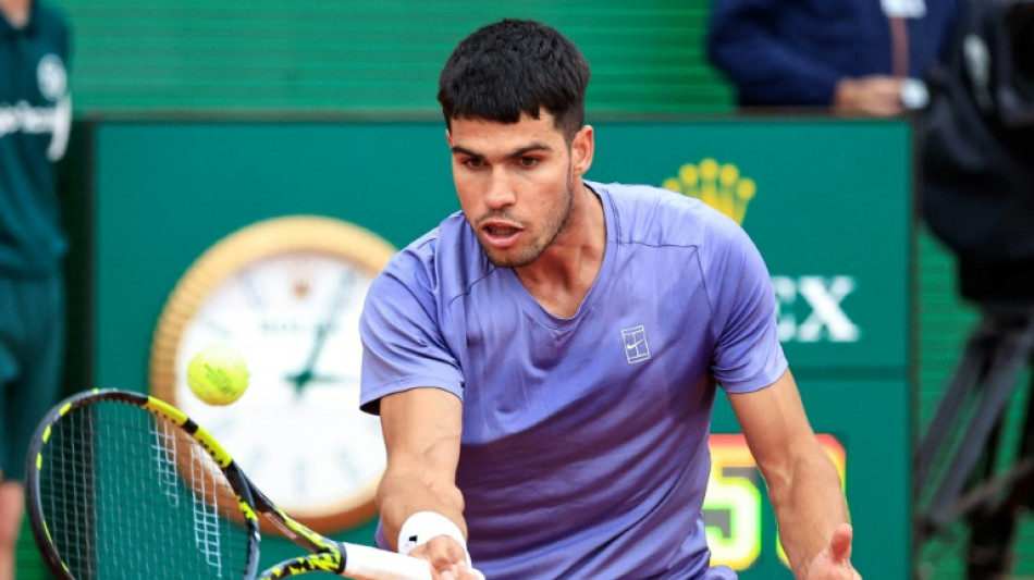 Alcaraz recovers from sluggish start to move into Monte Carlo last 16