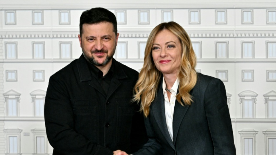 Zelensky et Meloni promettent une coop&eacute;ration renforc&eacute;e sur les drones