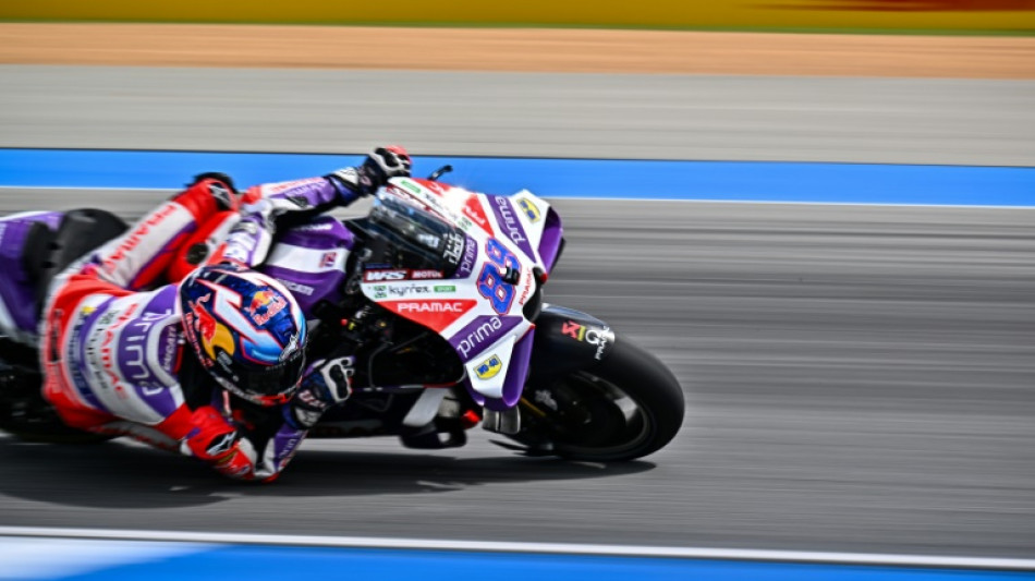 Martin on pole as title leader Bagnaia only sixth at Thailand MotoGP