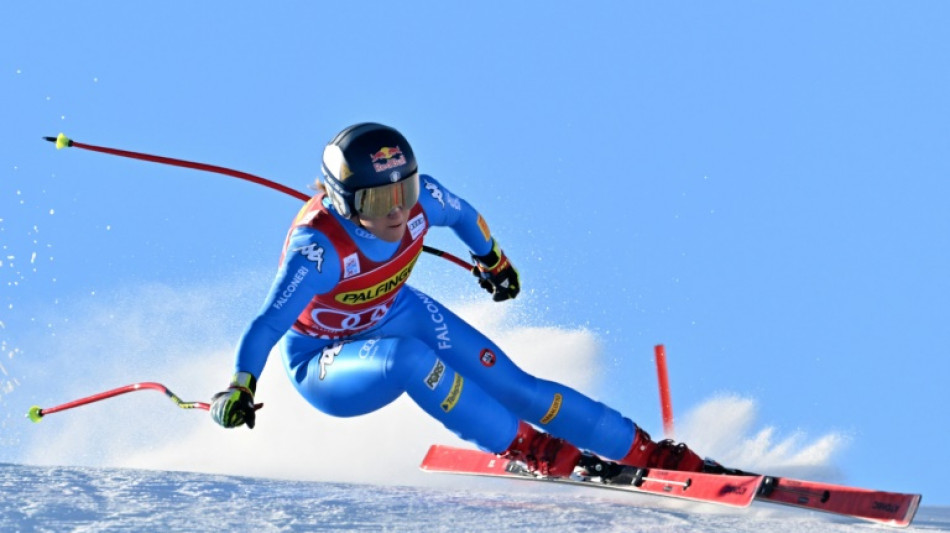 Ski alpin: Goggia en s&eacute;ance de rattrapage &agrave; Cortina