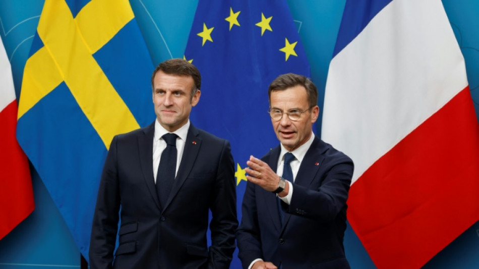 En Su&egrave;de, Macron d&eacute;fend l'Europe agricole et pr&eacute;conise un soutien "courageux" &agrave; l'Ukraine