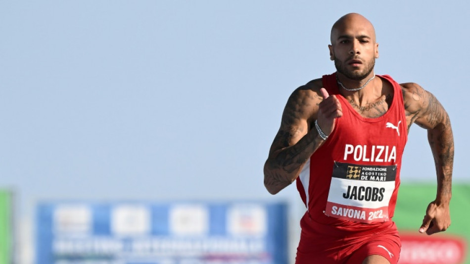 Athl&eacute;tisme: Jacobs renoue avec le 100 m sans affoler le chrono