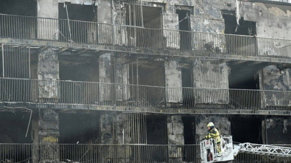 Roboterhund nach Gro&szlig;brand von Wohnkomplex in Essen im Einsatz