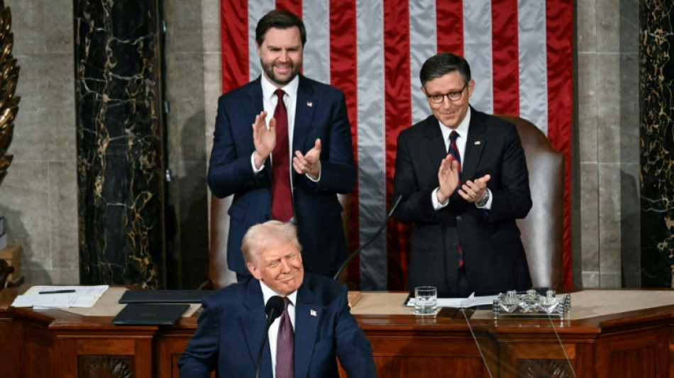 "L'Am&eacute;rique est de retour", lance Trump devant un Congr&egrave;s ultra divis&eacute;