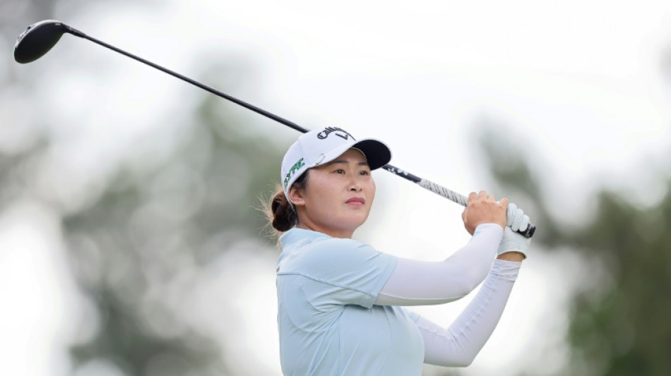 Albatross and closing birdie lift China's Liu to LPGA Chevron lead