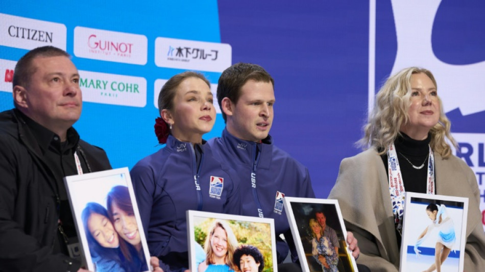 Figure skating mourns plane crash victims at somber World Championships