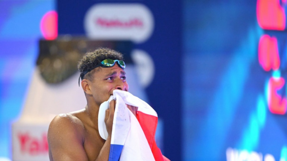 Mondiaux de natation: le Français Yohann Ndoye-Brouard médaillé de bronze sur 100 m dos