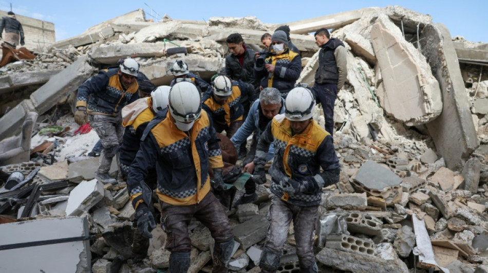 S&eacute;isme: les Casques blancs syriens pressent la communaut&eacute; internationale d'aider les zones rebelles