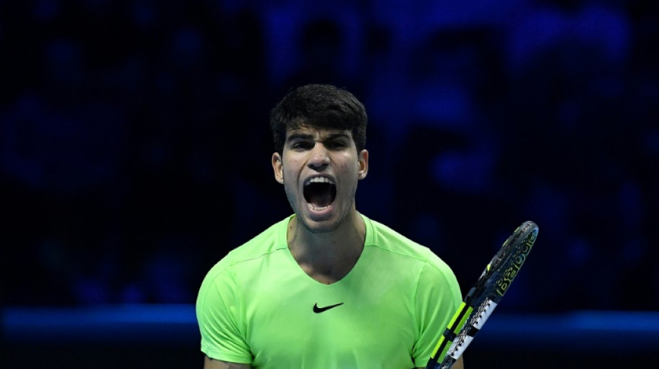 Alcaraz eyes ATP Finals semis after cruising past troubled Rublev
