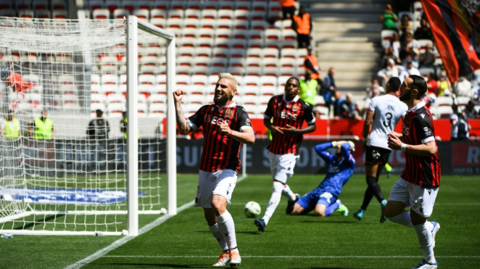 Ligue 1: Delort offre la victoire &agrave; Nice, qui recolle au podium