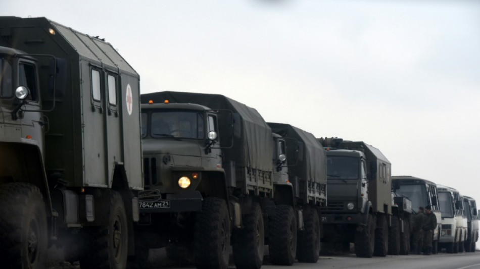 Moscou a d&eacute;ploy&eacute; en Ukraine la quasi-totalit&eacute; des troupes mass&eacute;es &agrave; la fronti&egrave;re, selon le Pentagone