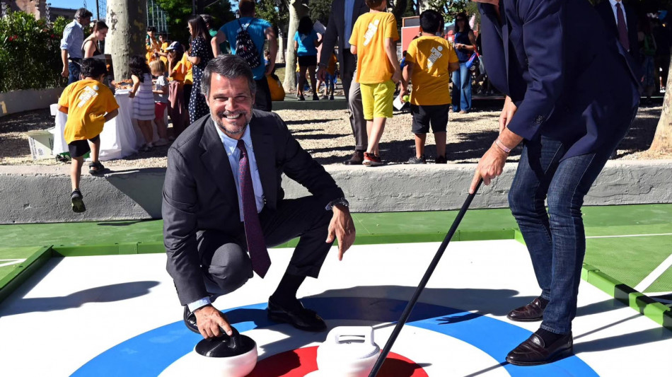 Ecco il curling all'ombra del Colosseo, Constantini '&egrave; un grande passo'