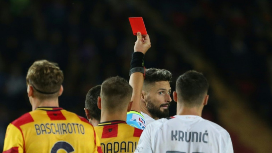 'Abusive' Giroud banned for two games after Lecce tirade