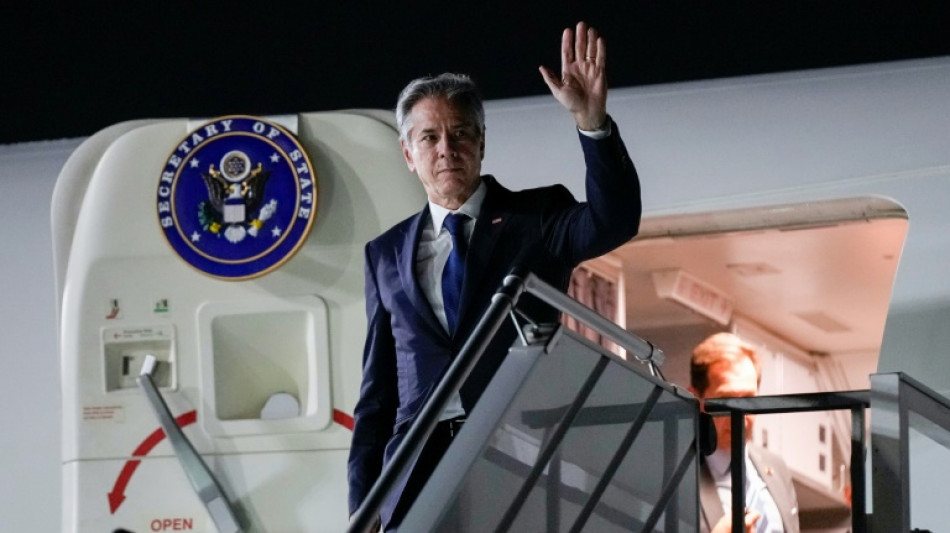 Blinken meets Saudi crown prince on Mideast crisis tour