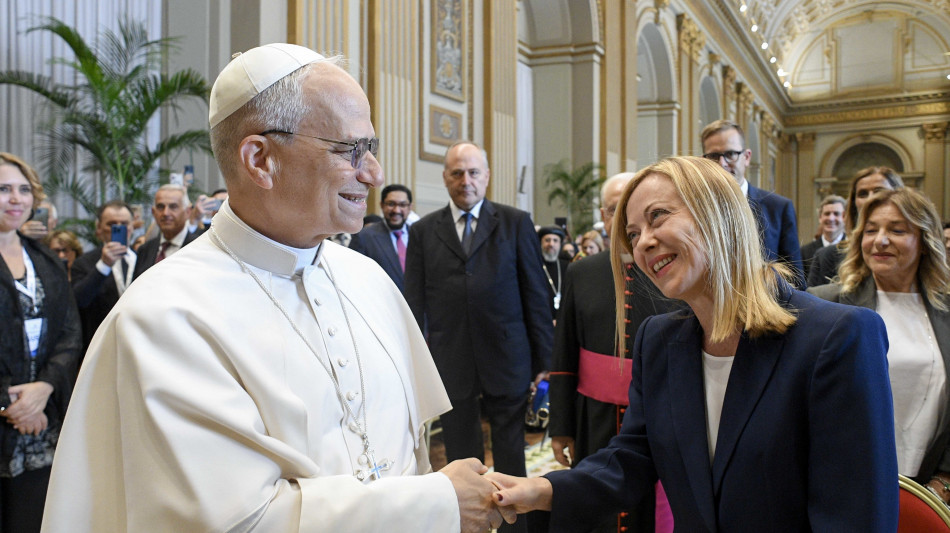 Meloni,tesoro degli insegnamenti del Papa,politica come missione