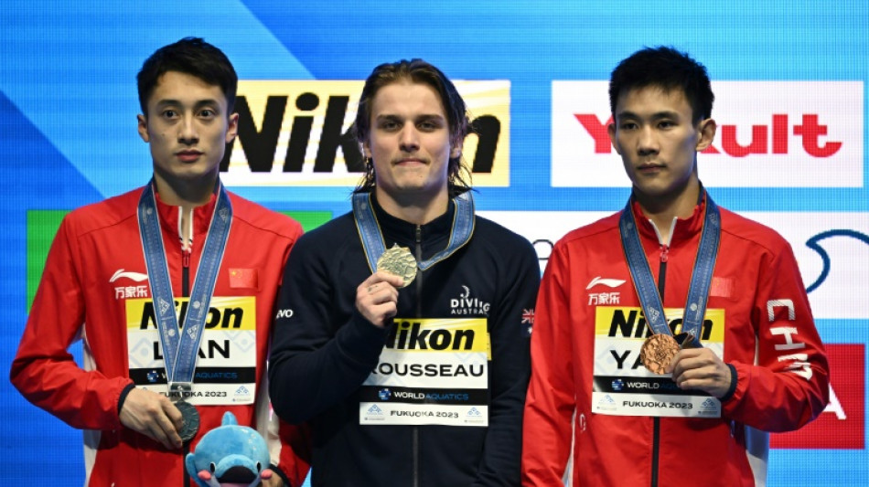 Australia's Rousseau denies China diving clean sweep