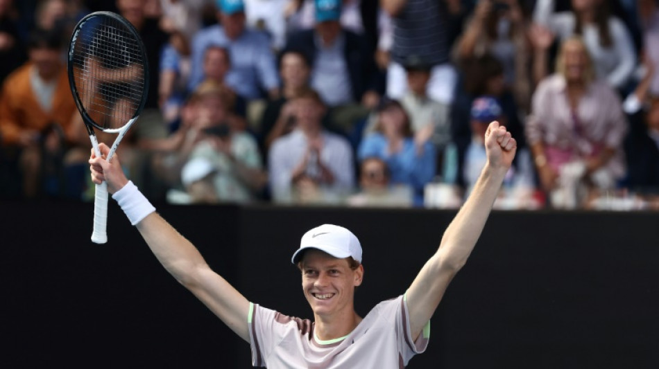 Open d'Australie: Djokovic d&eacute;boulonn&eacute; par Sinner sur son terrain f&eacute;tiche