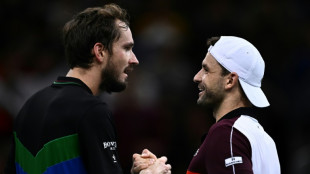 Dimitrov upsets third-seed Medvedev at Paris Masters