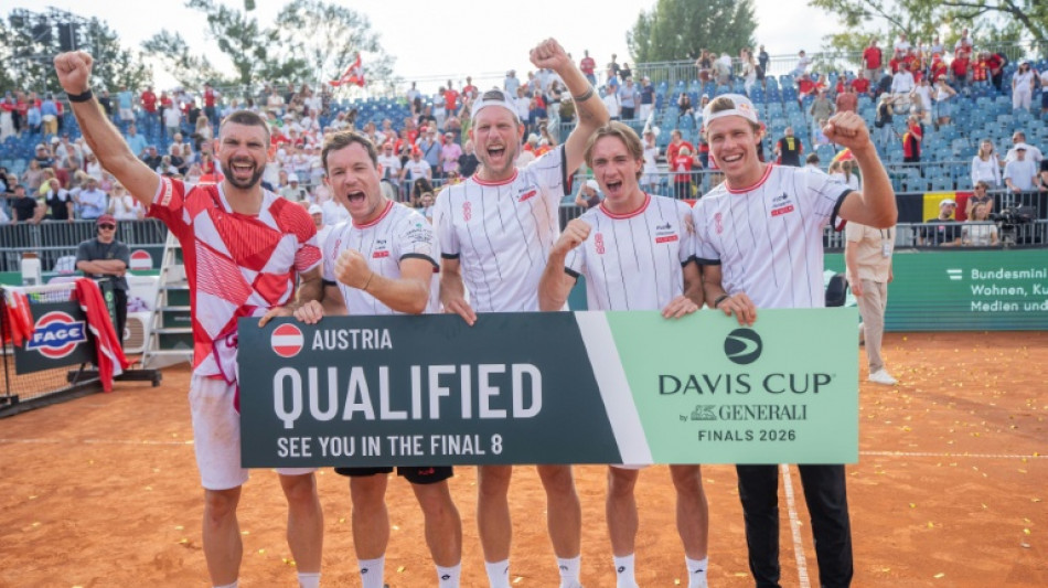 South Korea, Austria qualify for Davis Cup finals