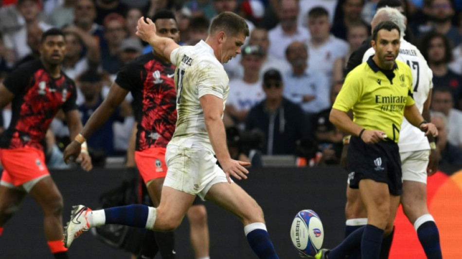 Farrell sends England into World Cup semi-finals with Fiji win