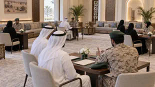 الحرس الوطني الإماراتي يختتم حملة الاستقطاب في مجالس الإمارات