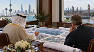 Kuwait public works minister and UK ambassador discuss closer cooperation