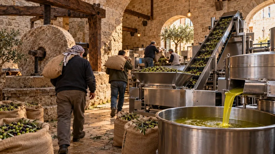 Historic Ramallah olive press joins modern production with local tradition