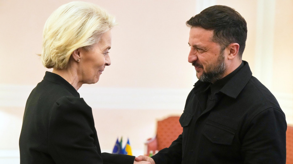 Von der Leyen a Zelensky, conta su di noi per una pace giusta
