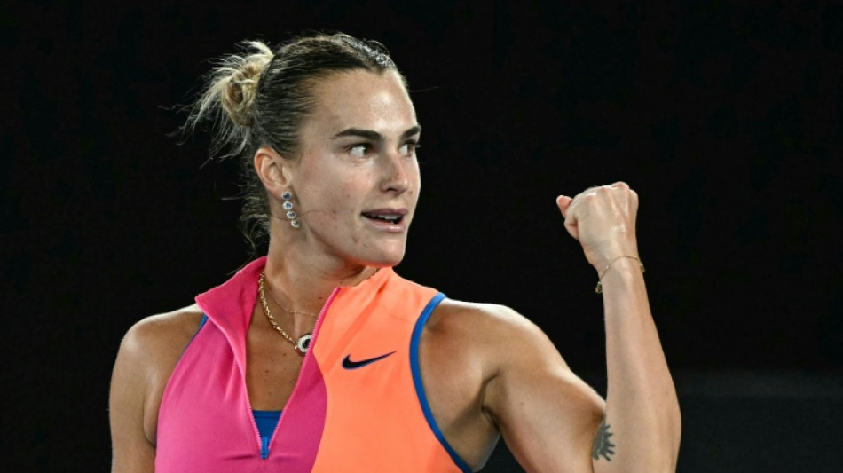 Umpire call fired up Sabalenka in politically charged Melbourne clash