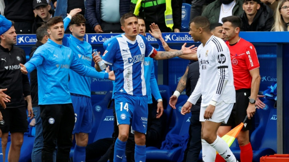 Mbappe sees red as Real Madrid beat Alaves