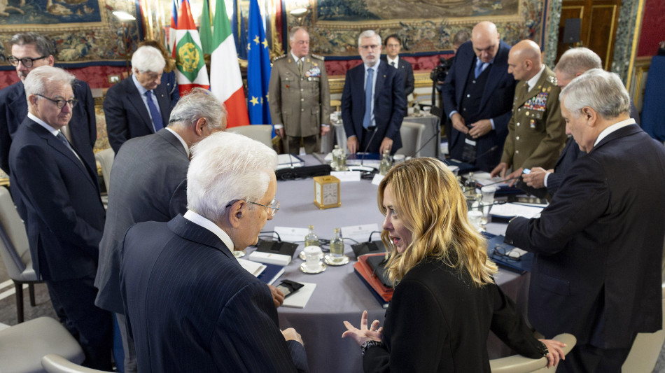 Consiglio Difesa, pieno sostegno a Kiev,nuovo pacchetto di aiuti