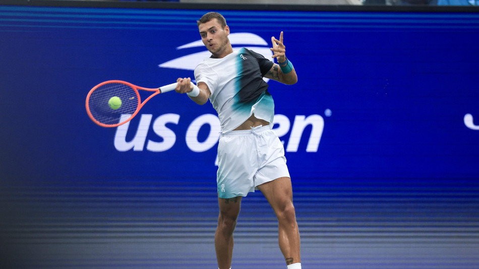 Us Open: Cobolli batte Schoolkate e va al terzo turno