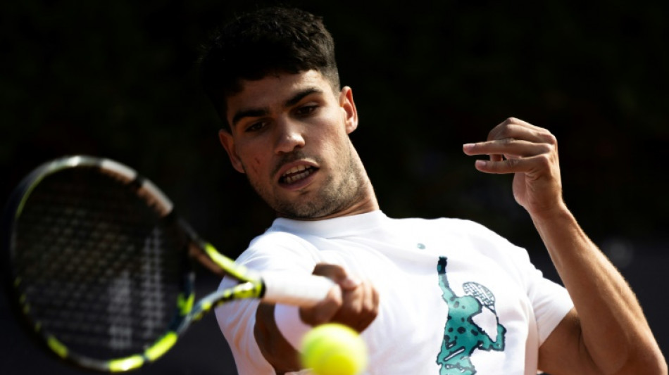 Alcaraz '100 percent ready' for return to action in Rome