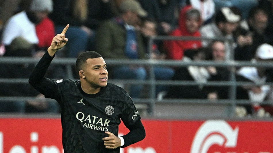 Mbappe bags hat-trick as PSG go top of Ligue 1