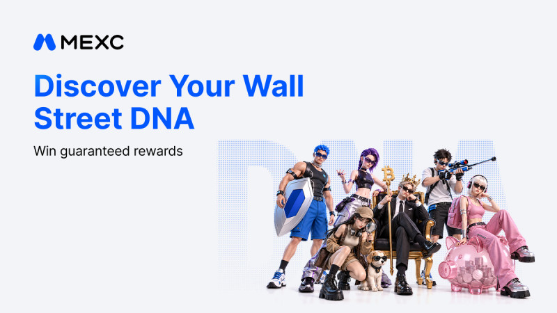 MEXC Launches $1M "Discover Your Wall Street DNA" Campaign to Help Traders Find Their Market Fit