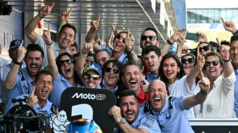 Spain's Alex Marquez celebrates maiden MotoGP in home Grand Prix