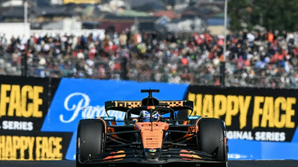 McLaren's Piastri fastest in chaotic second Japanese GP practice